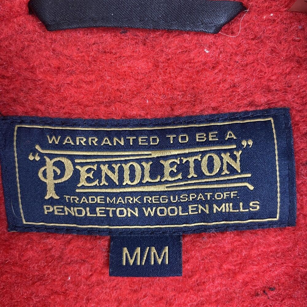 Pendleton Coat Mens Medium Wool Blend Buffalo Pla… - image 5